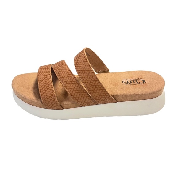 Cliffs by White Mountain Optimum Women's Slide Sandal Tan 11 M - Picture 2 of 7
